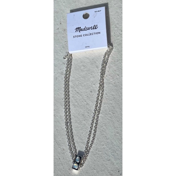 Madewell Stone Collection White
Opal Double Chain
Necklace - Picture 6 of 6